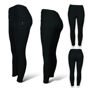 Women's High Waisted Jeggings Stretchy Skinny Pants Jeans Leggings | Black